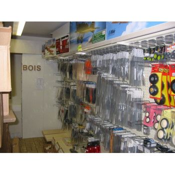 Exemple d'agencement d'un magasin de modelisme, maquette, miniature