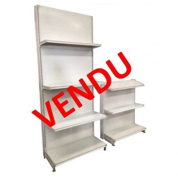Lot Gondole Murale d'occasion, Equipement et Rayonnage pour Magasin
