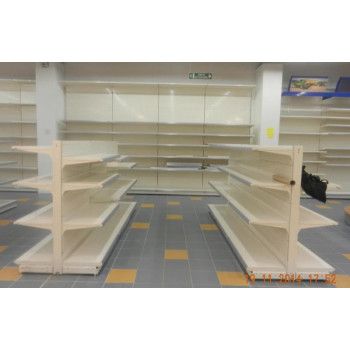 Gondole centrale de magasin basse occasion