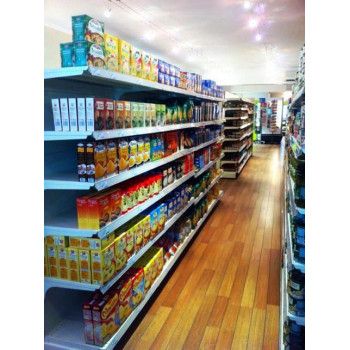 Gondole double-face magasin d'alimentation