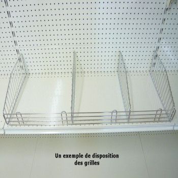 Grille Frontale métallique pour tablette de différentes longueurs