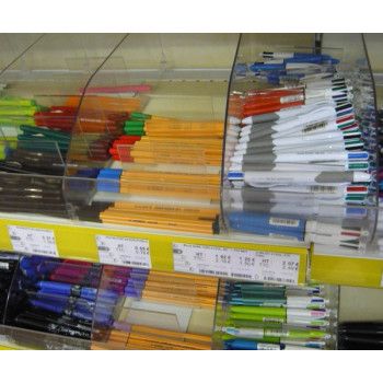 Séparateur de tablette en plexiglass pour Les Tablettes de Gondoles