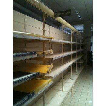 Gondole occasion centrale et murale - lot de rayonnage occassion