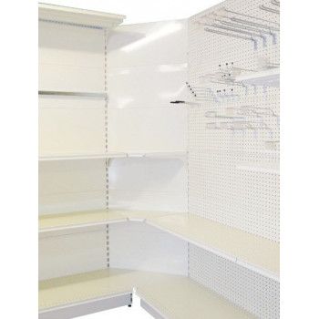 Habillage d'un angle interne de magasin