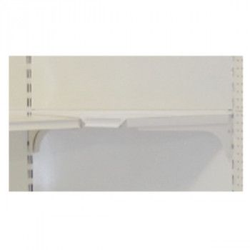 Kit tablette pour gondole grand angle (Etagere + Console + etiquette) de 600mm