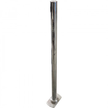 Poteau inox pour barre de guidage