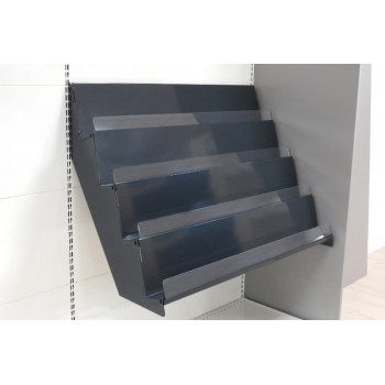 Kit de presentation de la presse, journaux, magazines sur une gondole metallique